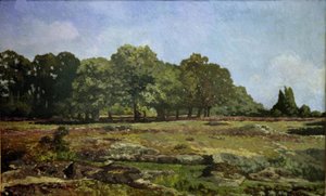 Kastanjelaan in La Celle-Saint Cloud door Alfred Sisley