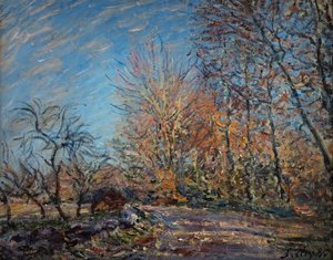 Aan de rand van het bos in Fontainebleau