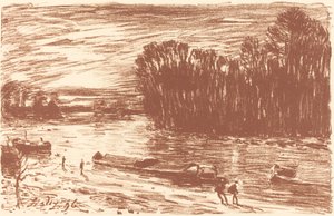 Oevers van de Loing nabij Saint-Mammes Bords du Loing, pres Saint-Mammes, 1896