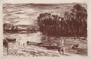 Oevers van de Loing, nabij Saint-Mammès
