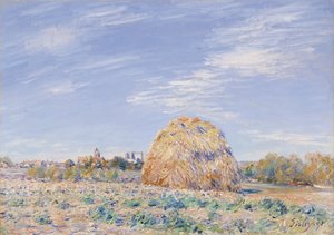 Hooiberg aan de oevers van de Loing, 1891