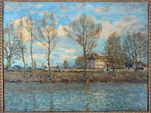 Île de la Grande Jatte; Neuilly-sur-Seine door Alfred Sisley