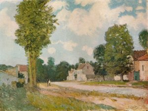 De Weg naar Versailles, 19e eeuw, 1929 door Alfred Sisley