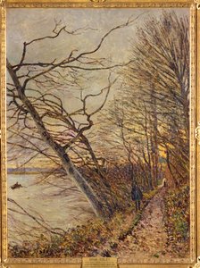 Le Bois des Roches, Veneux-Nadon ... door Alfred Sisley