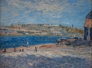 Rivieroever bij Saint-Mammès