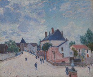 Straat in Moret