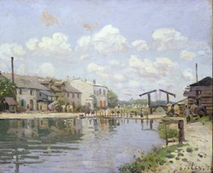 Het Canal Saint-Martin, Parijs