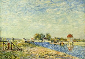 Het kanaal bij Loing; Le Canal du Loing, 1884