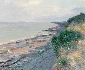 De Klif bij Penarth, Avond, Laag Tij
