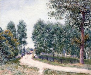 De Weg van Saint-Mammes - In de ochtend