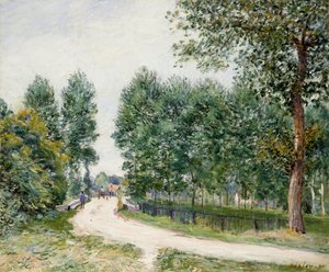 Het pad van Saint-Mammes, ochtend, 1890
