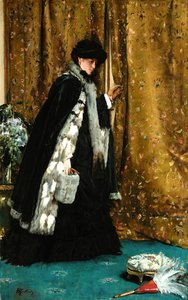 Het ochtendbezoek door Alfred Emile Stevens