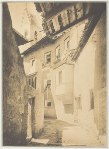Een straat in Sterzing, Tirol