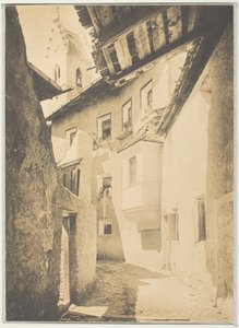 Een straat in Sterzing, Tirol, 1890
