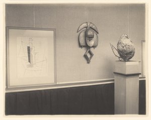 [Detail van Picasso-Braque Tentoonstelling bij 291]. door Alfred Stieglitz