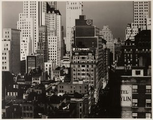 Vanuit mijn raam bij An American Place, Noord, 1930-31 door Alfred Stieglitz