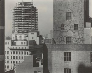 Vanuit mijn raam bij An American Place, zuidwest door Alfred Stieglitz