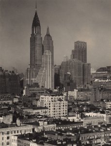 New York vanaf 405 East 54th Street door Alfred Stieglitz