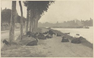 Op de Seine—Bij Parijs