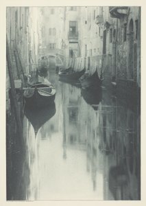 Reflectie-Venetië door Alfred Stieglitz