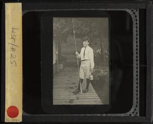 Zonder titel Howard met hengel, 1910 of 1912 door Alfred Stieglitz