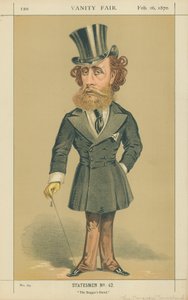 De Markies (John) Townshend, De Vriend van de Bedelaar, 26 februari 1870, Vanity Fair cartoon