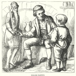 Hans Christian Andersen: Holger Danske (litho) door Alfred Walter (after) Bayes