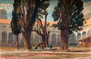 Santa Maria Degli Angeli, Rome, c1870 door Alfred Waterhouse
