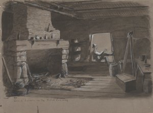 Grote salon in het Hotel Conway door Alfred Wordsworth Thompson