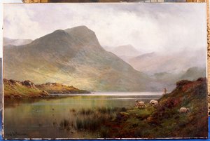 Loch Ness door Alfred de Breanski