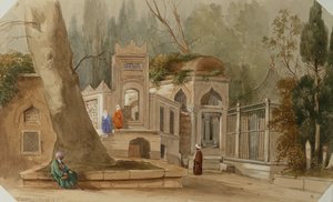 Eyoub, Constantinopel door Alfred de Courville