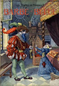 Blauwbaard, sprookje van Charles Perrault. Illustratie van Vaccari en Carrey in 