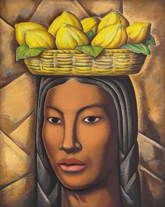 La India, c.1936 door Alfredo Ramos Martinez