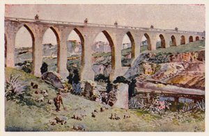 Aques Livres Aquaduct, Lissabon door Alfredo Roque Gameiro