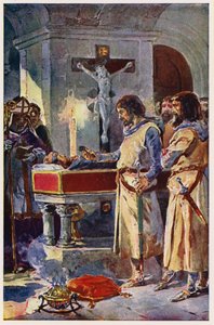 Martim de Freitas in Toledo door Alfredo Roque Gameiro