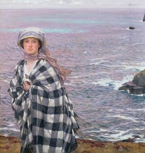 De Geruite Sjaal, 1915 door Algernon Mayow Talmage