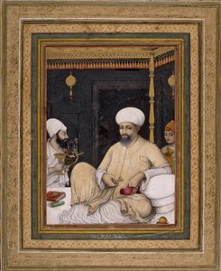 Ali Riza (schilder). Sultan Ibrahim Adil Shah II vereert een soefi-heilige, Bijapur, ca 1620-30, British Museum, Londen