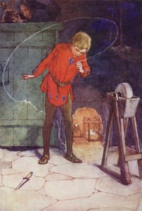 Hij zag Tinker Bell in zijn glas door Alice Bolingbroke (after) Woodward