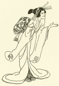 Illustratie voor Het Verhaal van De Mikado (gravure)