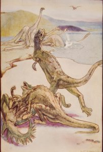 Dinosauriërs door Alice Bolingbroke Woodward