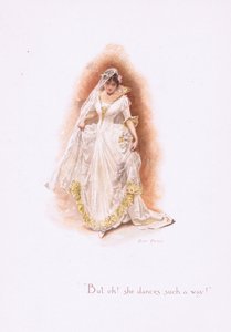 Maar oh, ze danst zo!, uit Some Old Love Songs gepubliceerd door Hildesheimer & Faulkner, 1892