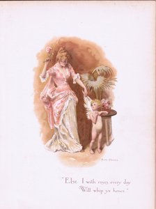 Ik zal je elke dag met rozen slaan, uit Some Old Love Songs gepubliceerd door Hildesheimer & Faulkner, 1892