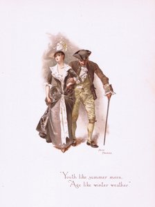 Jeugd als een zomerochtend, uit Some Old Love Songs gepubliceerd door Hildesheimer & Faulkner, 1892
