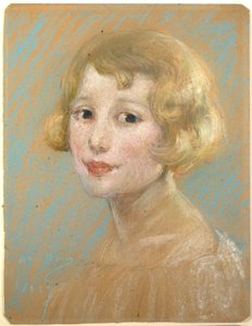 Blond Meisje door Alice Pike Barney