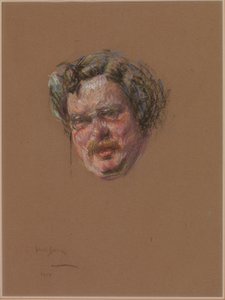 Gilbert K. Chesterton door Alice Pike Barney