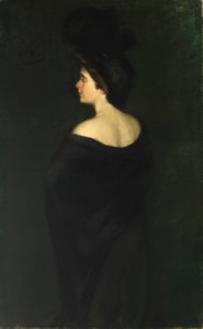 Laura in het zwart door Alice Pike Barney
