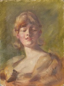 Studie van het hoofd door Alice Pike Barney