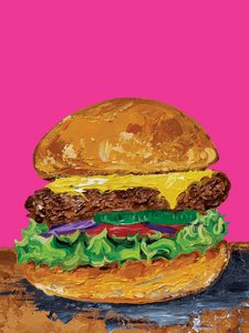 Popart-cheeseburger