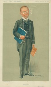 Mr Lucien Wolf, Diplomaticus, 20 december 1911, Vanity Fair cartoon