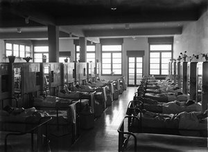 Villa Rosa Maltoni Mussolini: kinderen in hun bedden